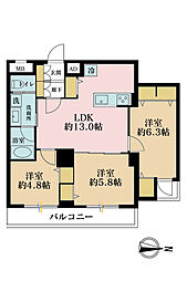 間取図画像 3LDK