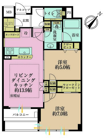 間取り ファインレジデンス三田 2階/-