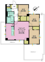 間取図画像 3LDK