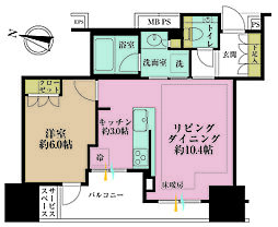 間取図画像 1LDK