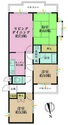 ワコーレ紅葉ヶ丘マンション 3LDKの間取り