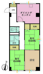 伊川ビル 3DKの間取図画像