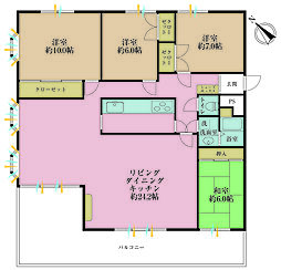 間取図画像 4LDK