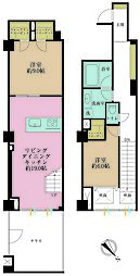 シティインデックス三田伊皿子坂 2LDKの間取図画像