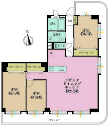 間取図画像 3LDK