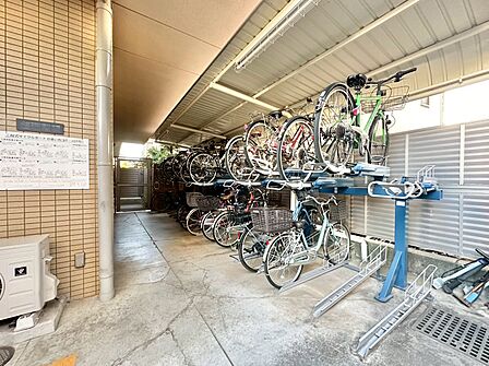駐輪場も綺麗に整頓されています。※空き状況は都度ご確認下さい。