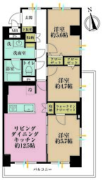 間取図画像 3LDK
