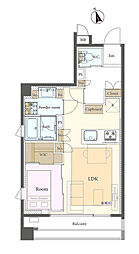 ラ・ヴォーグ南青山 1LDKの間取図画像