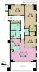 間取り：3LDK、専有面積72.85m2、バルコニー面積11.06m2