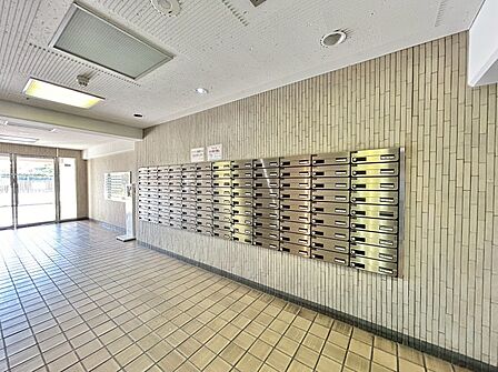郵便受けも、きちんと管理されています。