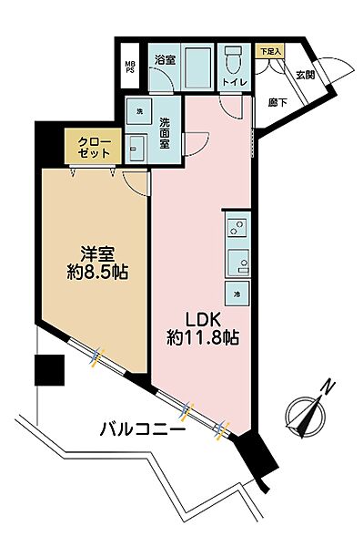 間取りを拡大表示