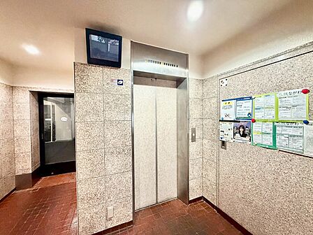 エレベーター完備のため荷物が多くなっても安心。