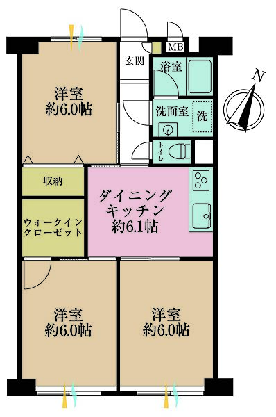 間取りを拡大表示