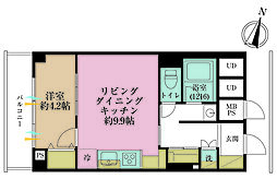 秀和幡ヶ谷レジデンス 1LDKの間取図画像