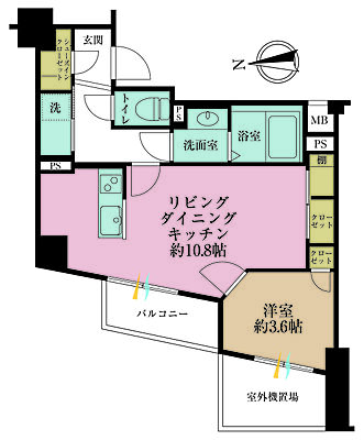 間取り ロアール豪徳寺 4階/-