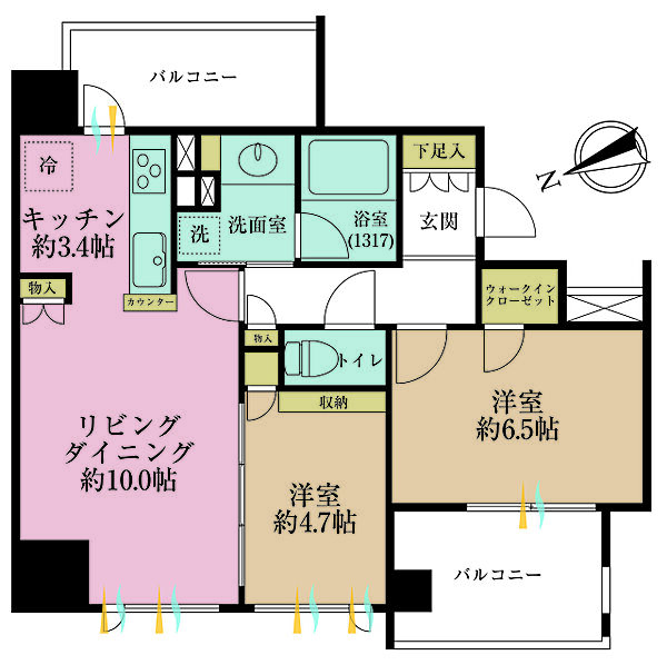 間取りを拡大表示