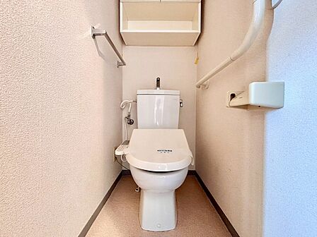 清潔感の高いお手洗い。