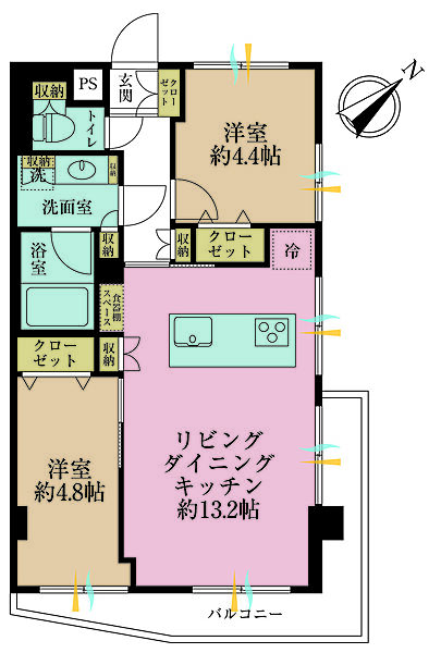 間取りを拡大表示