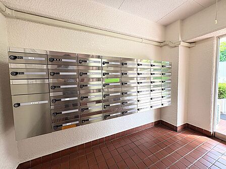 郵便受けも、きちんと管理されています。