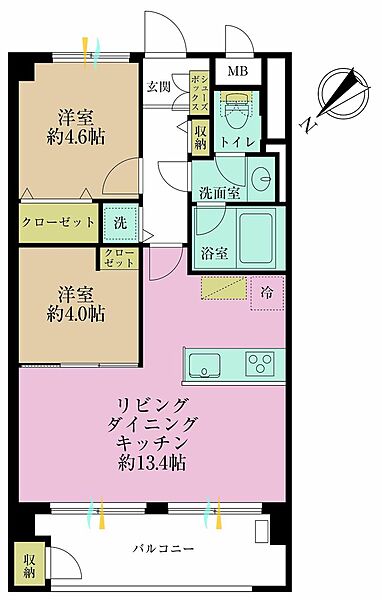 間取りを拡大表示