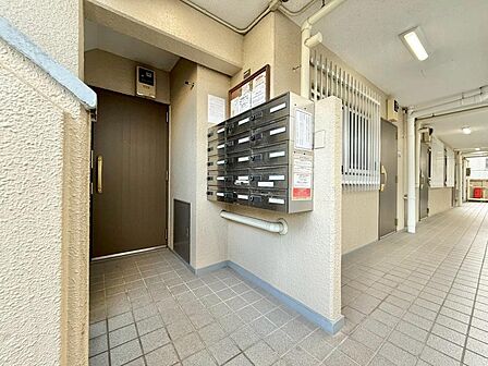 郵便受けも、きちんと管理されています。