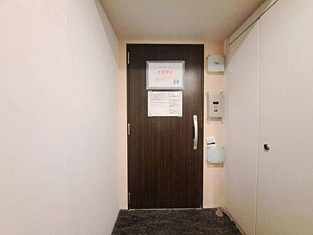 清潔感のある落ち着いた雰囲気の玄関です。