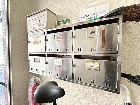 郵便受けも、きちんと管理されています。