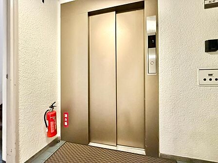 エレベーター完備のため荷物が多くなっても安心。