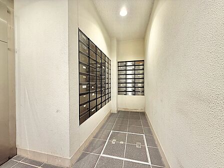 郵便受けも、きちんと管理されています。