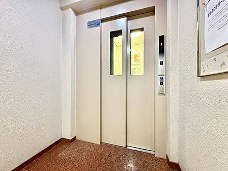 エレベーター完備のため荷物が多くなっても安心。