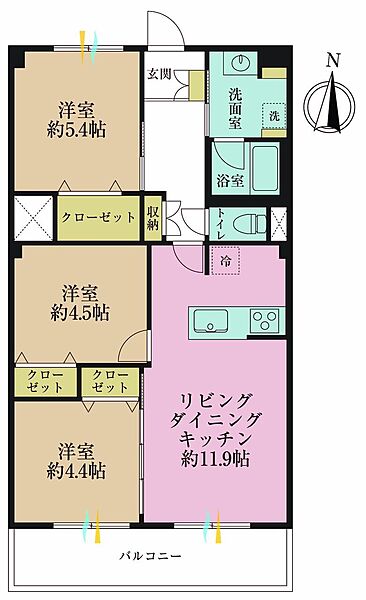 間取りを拡大表示