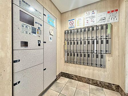 郵便受けも、きちんと管理されています。
