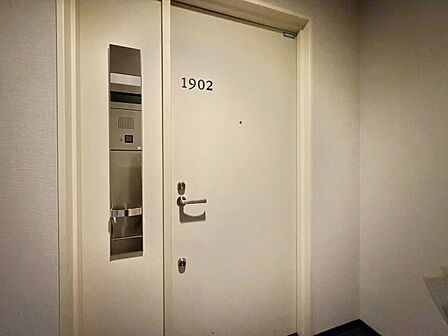 清潔感のある落ち着いた雰囲気の玄関です。