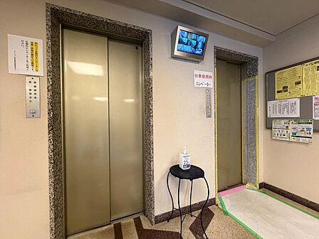エレベーター完備のため荷物が多くなっても安心。
