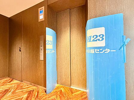 エレベーター完備のため荷物が多くなっても安心。