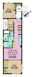 東中野コーポラス 2SLDKの間取図画像