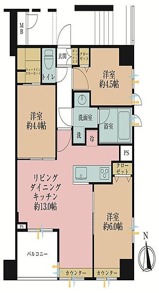 間取りを拡大表示
