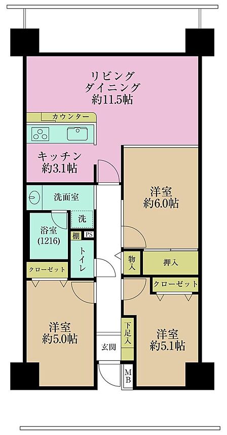 グラン・コート原木中山弐番館