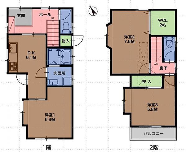 間取りを拡大表示