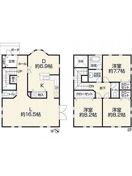 間取りを拡大表示