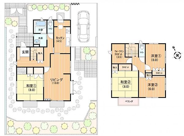 間取りを拡大表示