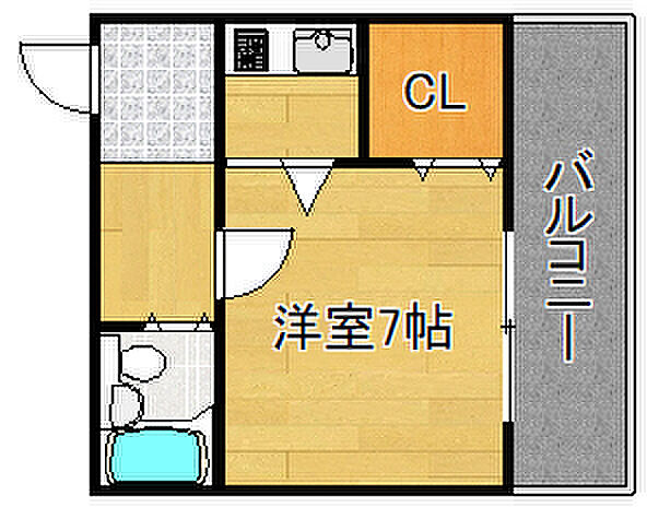 永田マンション ｜大阪府大阪市西成区千本北1丁目(賃貸マンション1K・3階・16.41㎡)の写真 その2