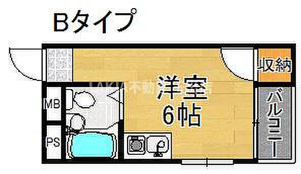 ヴィラ西加賀屋 ｜大阪府大阪市住之江区西加賀屋4丁目(賃貸マンション1R・2階・15.50㎡)の写真 その2