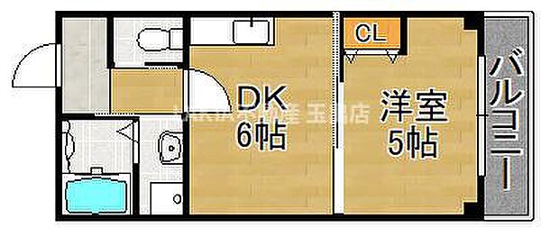 ツイン20 ｜大阪府大阪市西成区天下茶屋2丁目(賃貸マンション1DK・2階・30.00㎡)の写真 その2