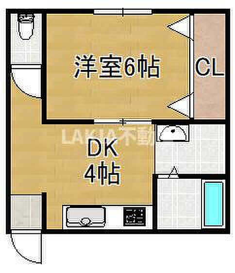 品一ビル ｜大阪府大阪市西成区玉出西1丁目(賃貸マンション2DK・4階・29.70㎡)の写真 その2