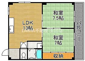 コーポサンライフ  ｜ 大阪府大阪市西成区南津守7丁目（賃貸マンション2LDK・4階・54.00㎡） その2