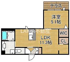 RayMaison住吉大社  ｜ 大阪府大阪市住吉区墨江1丁目（賃貸アパート1LDK・2階・40.54㎡） その2