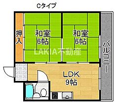 メゾンドアロー  ｜ 大阪府大阪市西成区南津守5丁目（賃貸マンション2LDK・5階・43.74㎡） その2