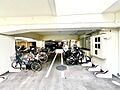 敷地内駐輪場。