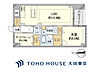 間取り：1LDK+S（納戸）、専有面積62.88m2、バルコニー面積5.12m2